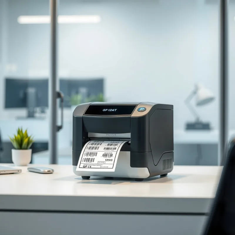 GP-1224T GPRINTER เครื่องพิมพ์สติ๊กเกอร์บาร์โค้ด